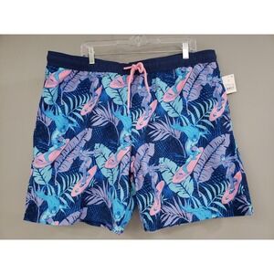 NEW‎ Men's XL Batman Joker Swim Trunks 7" Pink Tropical Super Hero